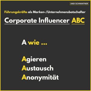 Andi Schwantner, KI, AI, Storytelling, AllMediaAI Corporate Influencer ABC, Corporate Influencer, Unternehmensbotschafter, Markenbotschafter, LinkedIn, Workshop, Seminar, Coach, Trainer für Führungskräfte, Manager und Corporate Influencer, Medien, Change Transformation, Kommunikation, LinkedIn für CEO, Medien, digitale Medien, Digital Leadership, Journalist, Social CEO, Kommunikation, Digital Business, Employer Branding, Personal Branding, Corporate Branding. Österreich. Deutschland. Schweiz. "Zukunft. Neu. Erzählen."